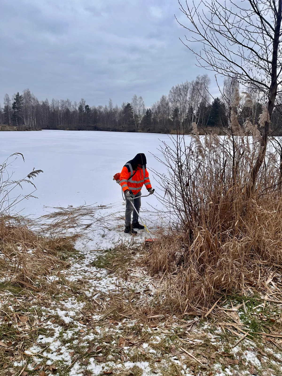 Prace na Łowisku Gryżyce