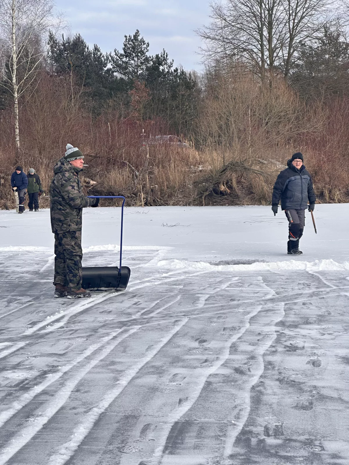 Prace na Łowisku Gryżyce
